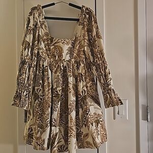 Pilcro flare dress from Anthropologie